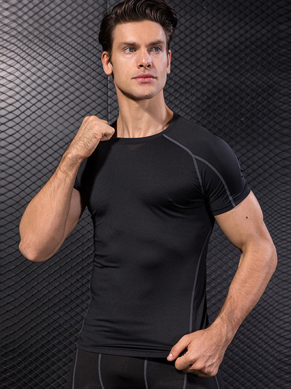 Intimo Uomo Copertura Completa Pannello in Rete Tessuto Asciugatura Rapida Controllo Odori Maglie e Calzamaglie