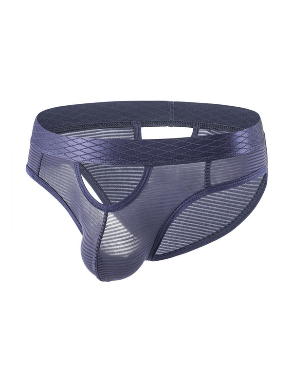 4 Confezione Intimo Uomo Sexy Design a Righe Conforto Giornaliero Fascia Morbida Bikini