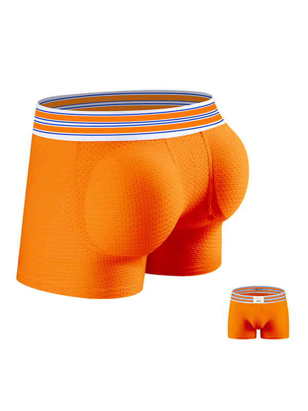 2 Confezioni Intimo Uomo Traspirante a Maglie Sollevamento Glutei Design 3D Migliorante Intimo Modellante Senza Cuciture