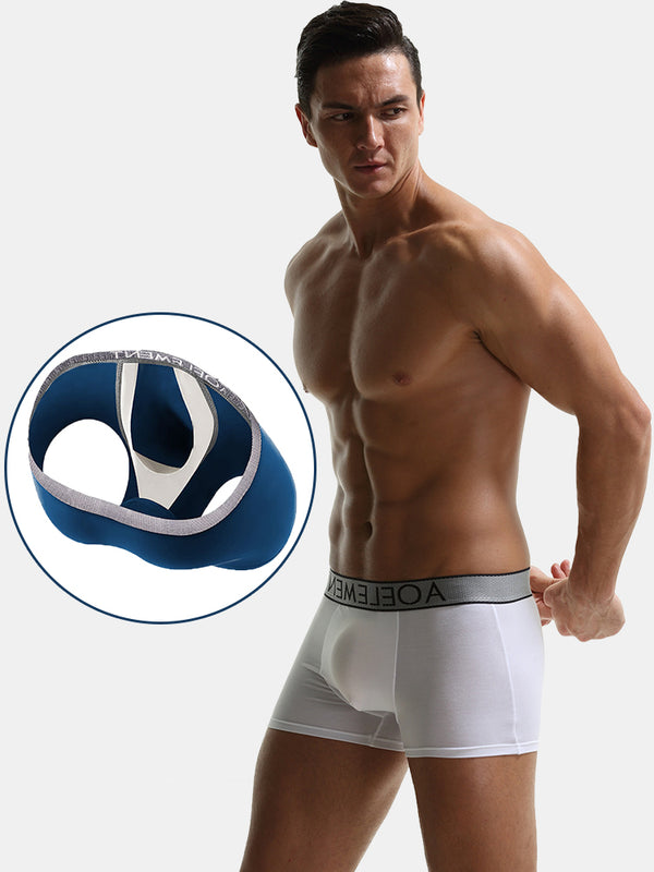 Aoelemen 2 Pack Modal Stretch Separate Pouch Boxer Briefs