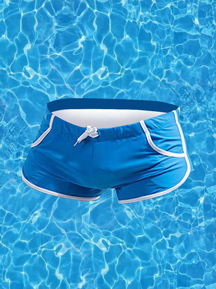 Boxers With Draw String Men's Breathable Boxer Drawstring Swimming Trunks|Mr Saker