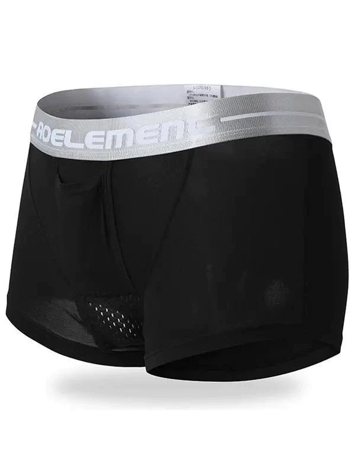 Aoelemen 2 Pack Modal Stretch Separate Pouch Boxer Briefs