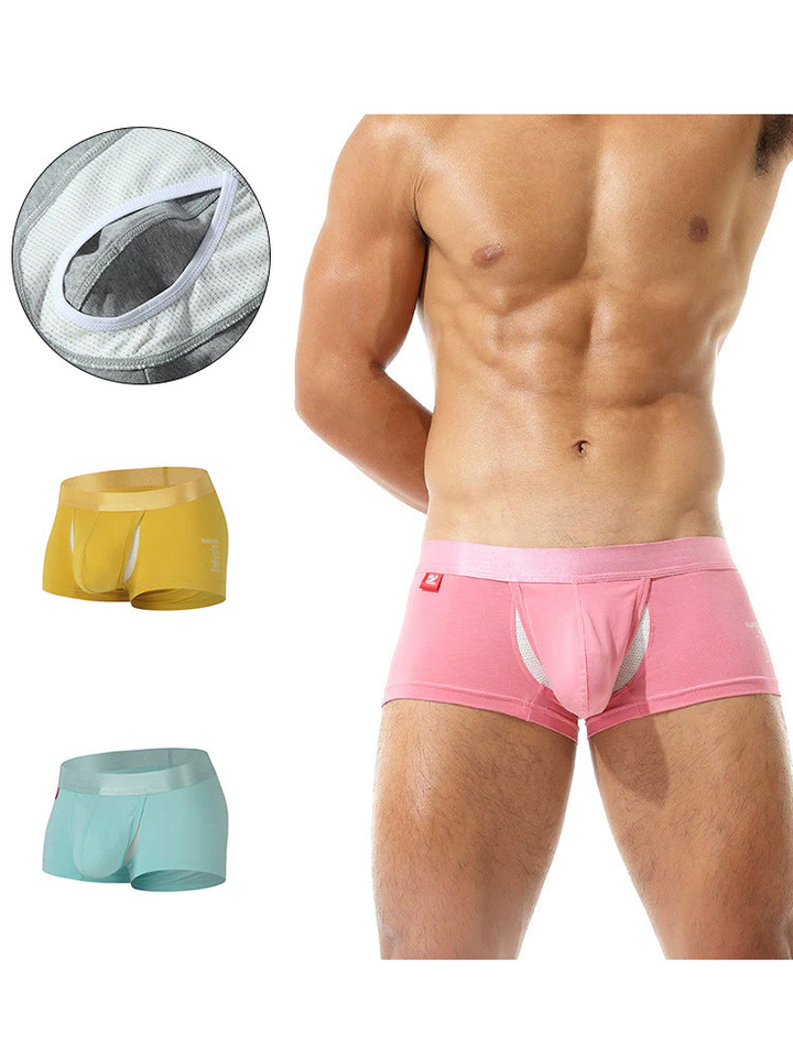 2 Pack Men's Large Pouch Casual Underwear