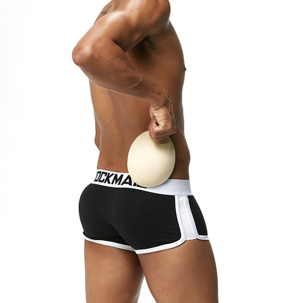 mens padded front pouch brief