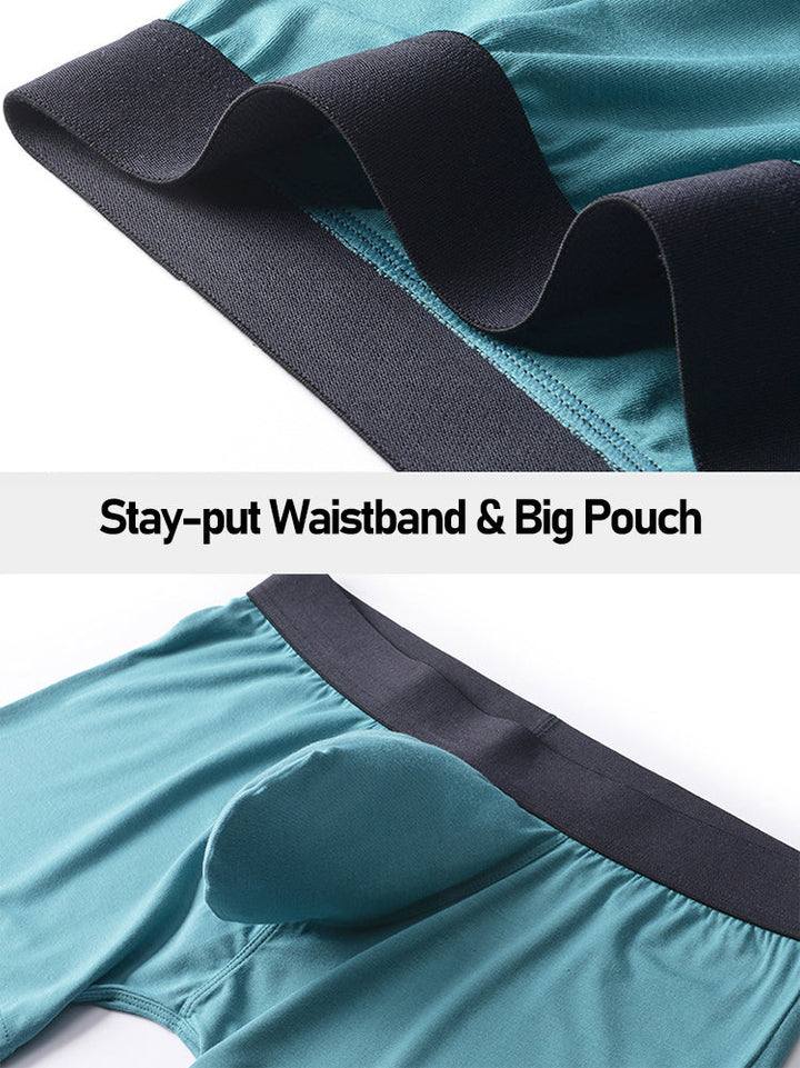 Men's Separate Big Pouch Long Boxer Briefs | Mr Saker
