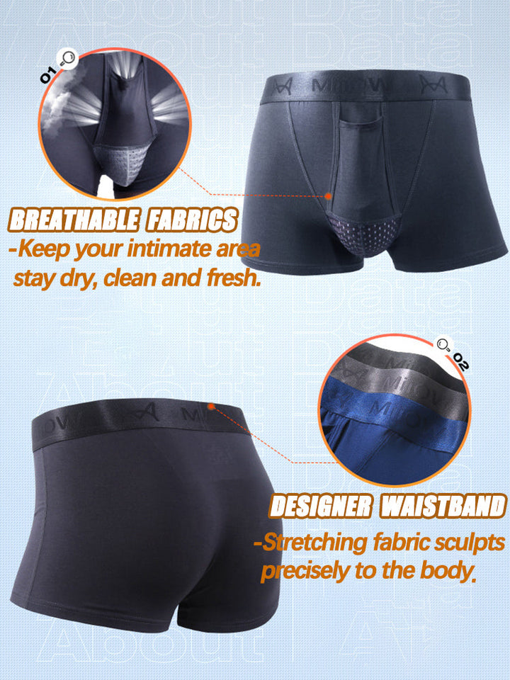 Aoelemen 2 Pack Separate Dual Support Pouch Men's Underwear | Mr Saker